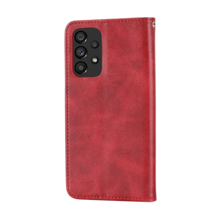 For Samsung Galaxy A72 4G / 5G Cubic Grid Calf Texture Magnetic Closure Leather Phone Case