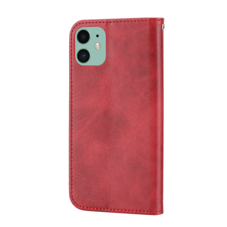 For iPhone 12 mini Cubic Grid Calf Texture Magnetic Closure Leather Phone Case