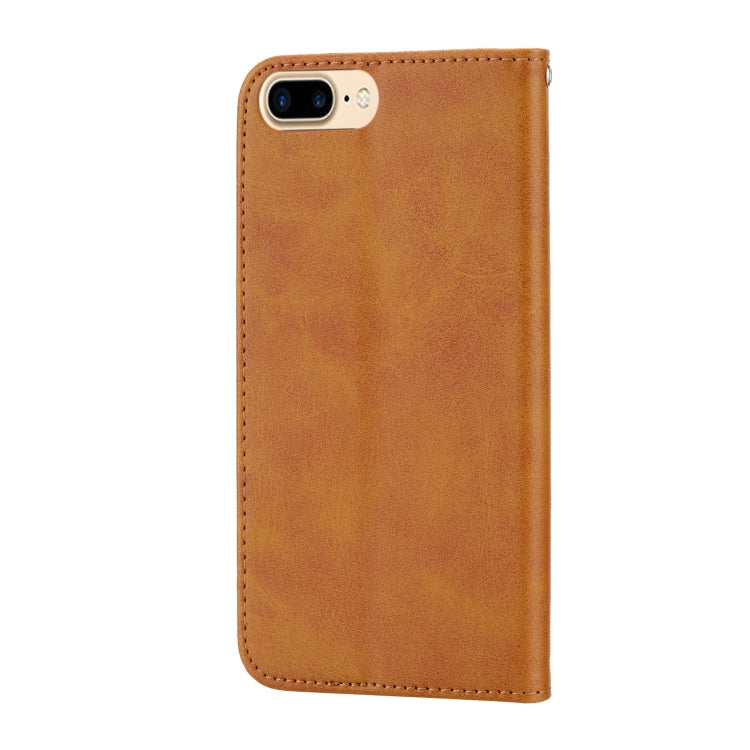 For iPhone SE 2022 / SE 2020 / 7 / 8 Cubic Grid Calf Texture Magnetic Closure Leather Phone Case