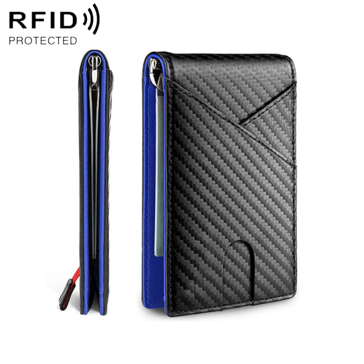 W2108A1 RFID Carbon fiber Business Wallet For Men