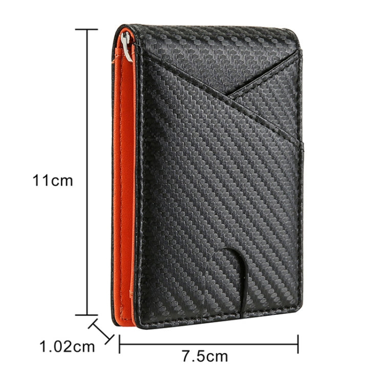 W2108A1 RFID Carbon fiber Business Wallet For Men
