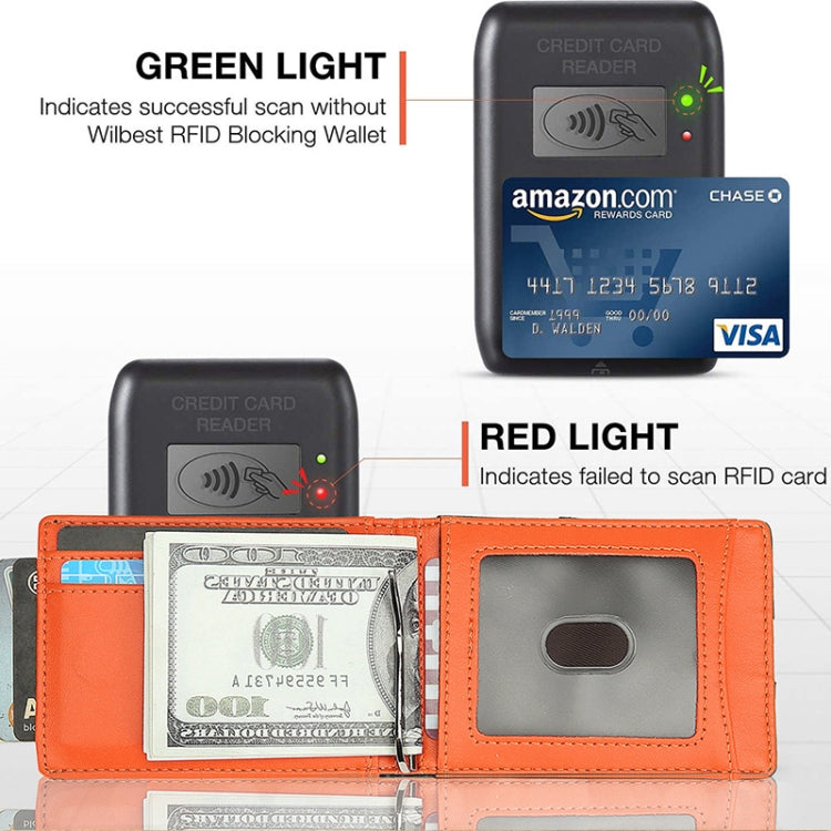 W2108A1 RFID Carbon fiber Business Wallet For Men