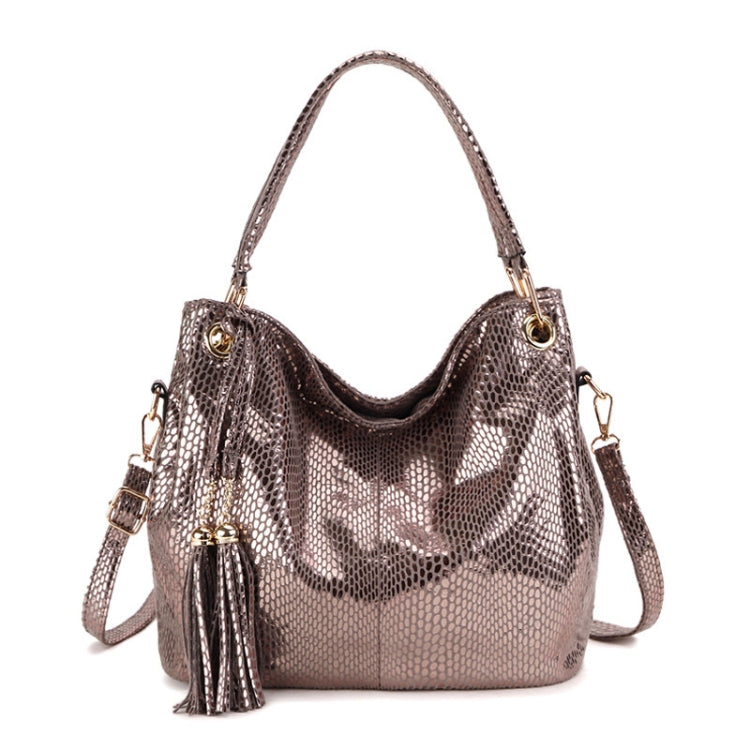 DSY1727 Large Capacity Serpentine Fringe Handbag