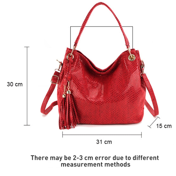 DSY1727 Large Capacity Serpentine Fringe Handbag