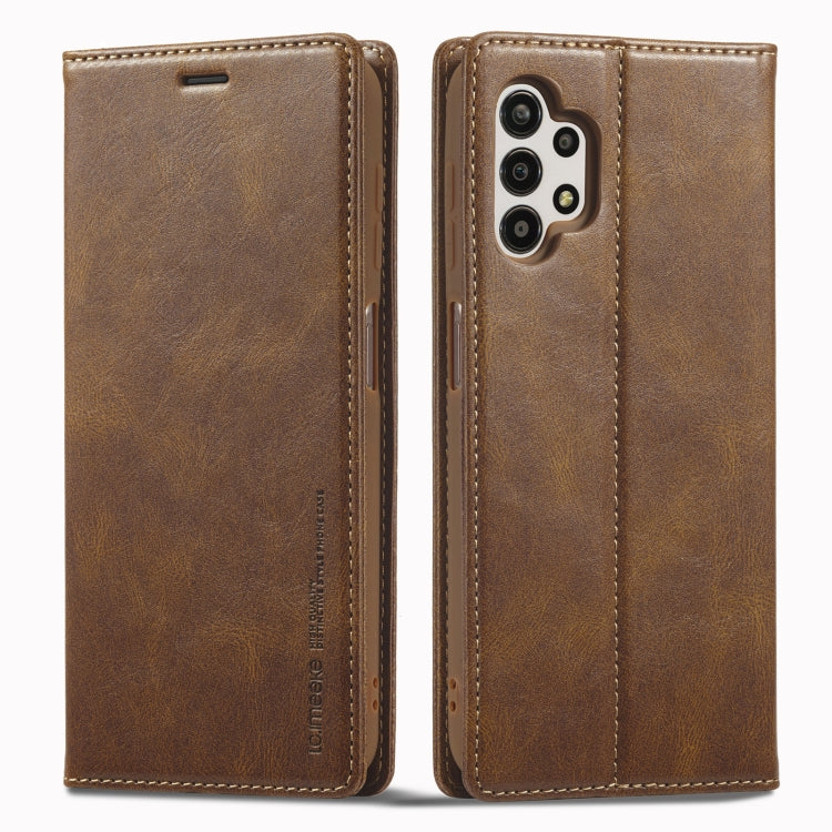 For Samsung Galaxy A04 / A04s / A13 4G&5G LC.IMEEKE RFID Anti-theft Leather Phone Case