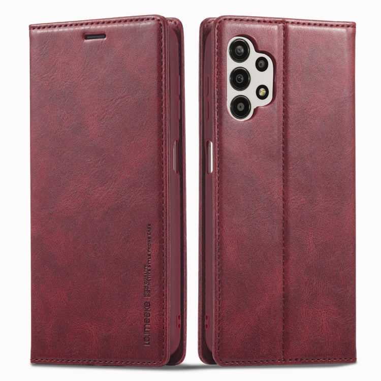For Samsung Galaxy A04 / A04s / A13 4G&5G LC.IMEEKE RFID Anti-theft Leather Phone Case