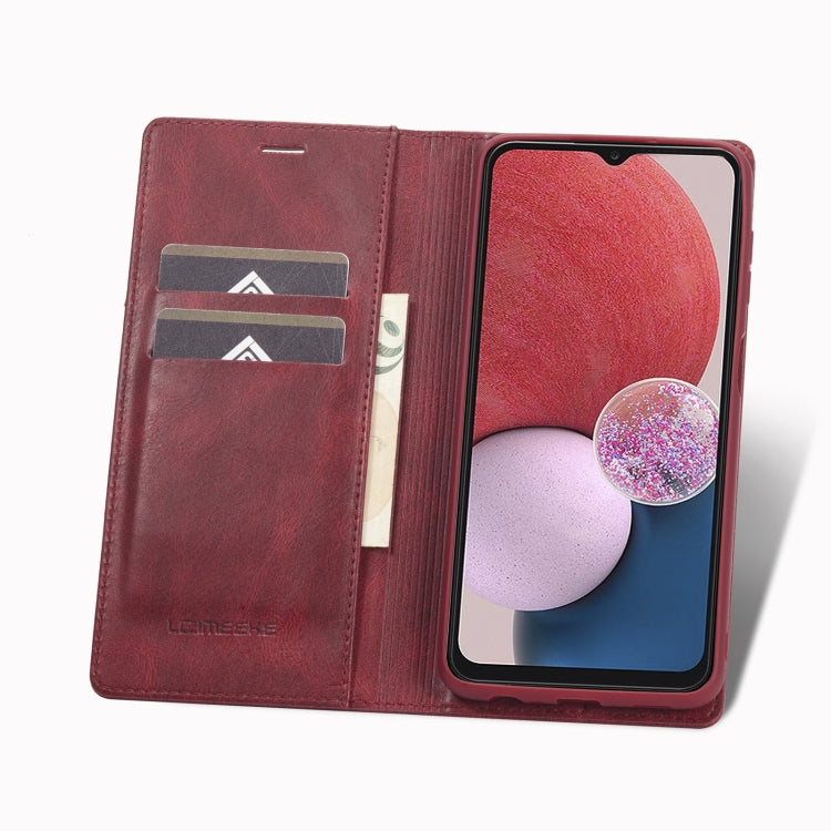 For Samsung Galaxy A04 / A04s / A13 4G&5G LC.IMEEKE RFID Anti-theft Leather Phone Case