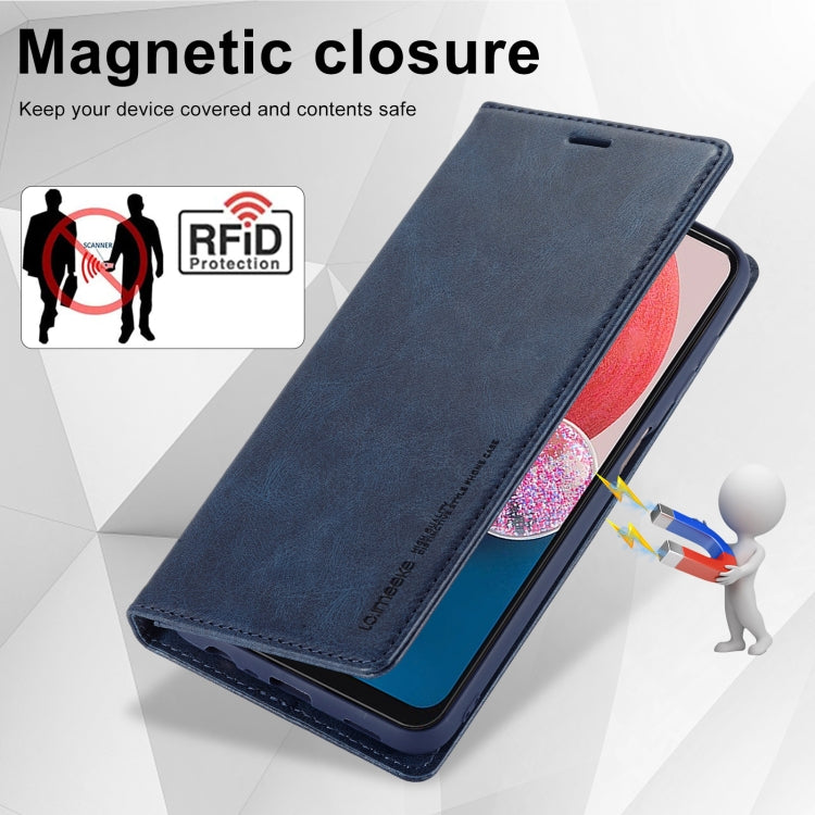 For Samsung Galaxy A04 / A04s / A13 4G&5G LC.IMEEKE RFID Anti-theft Leather Phone Case