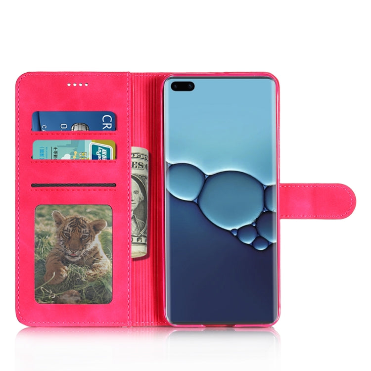 For Huawei P40 Diaobaolee Pure Fresh Texture Horizontal Flip Leather Case, with Holder & Card Slot & Wallet & Photo Frame