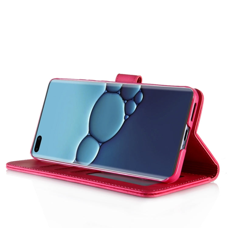 For Huawei P40 Diaobaolee Pure Fresh Texture Horizontal Flip Leather Case, with Holder & Card Slot & Wallet & Photo Frame