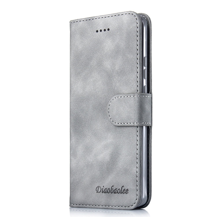 For Huawei P40 Diaobaolee Pure Fresh Texture Horizontal Flip Leather Case, with Holder & Card Slot & Wallet & Photo Frame