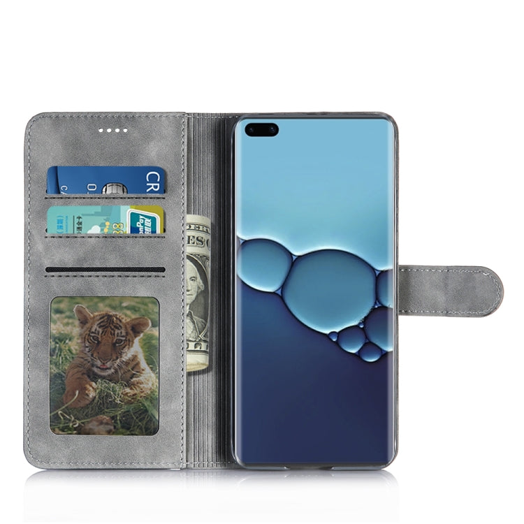 For Huawei P40 Diaobaolee Pure Fresh Texture Horizontal Flip Leather Case, with Holder & Card Slot & Wallet & Photo Frame