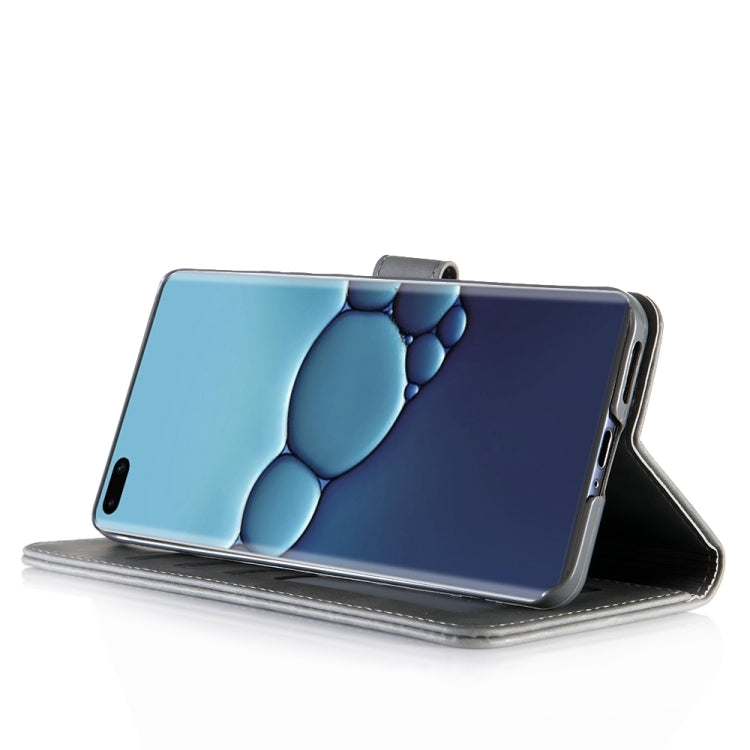 For Huawei P40 Diaobaolee Pure Fresh Texture Horizontal Flip Leather Case, with Holder & Card Slot & Wallet & Photo Frame