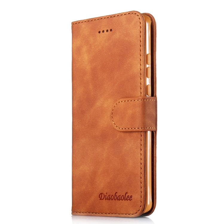 For Huawei P40 Pro Diaobaolee Pure Fresh Texture Horizontal Flip Leather Case, with Holder & Card Slot & Wallet & Photo Frame