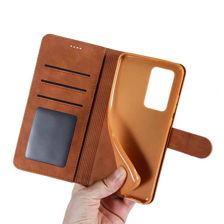 For Huawei P40 Pro Diaobaolee Pure Fresh Texture Horizontal Flip Leather Case, with Holder & Card Slot & Wallet & Photo Frame