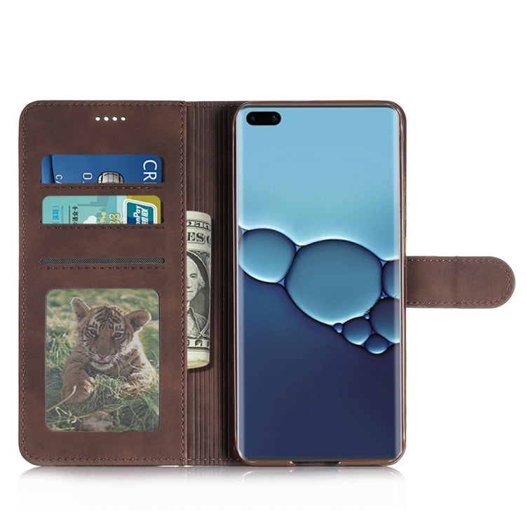 For Huawei P40 Pro Diaobaolee Pure Fresh Texture Horizontal Flip Leather Case, with Holder & Card Slot & Wallet & Photo Frame