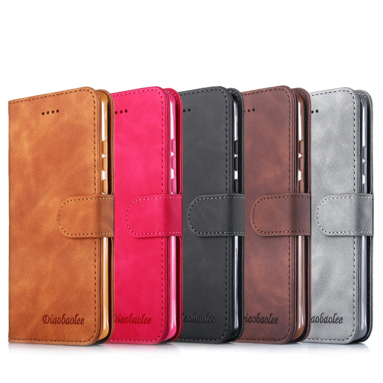 For Huawei P40 Pro Diaobaolee Pure Fresh Texture Horizontal Flip Leather Case, with Holder & Card Slot & Wallet & Photo Frame