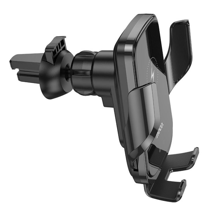 hoco CA202 Enlightener Infrared Induction Wireless Charing Car Holder(Black)