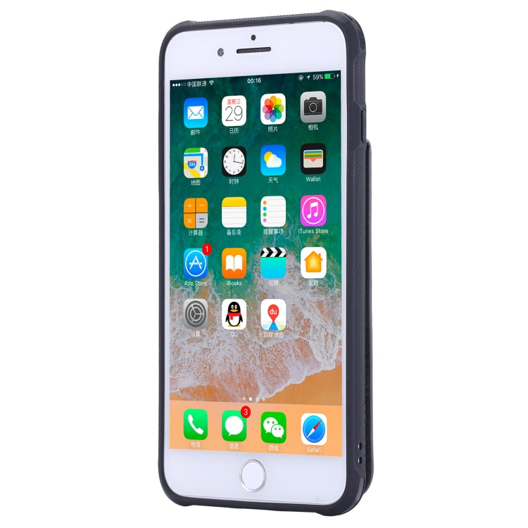 For iPhone 6 Plus Vertical Flip Shockproof Leather Protective Case with Short Rope, Support Card Slots & Bracket & Photo Holder & Wallet Function