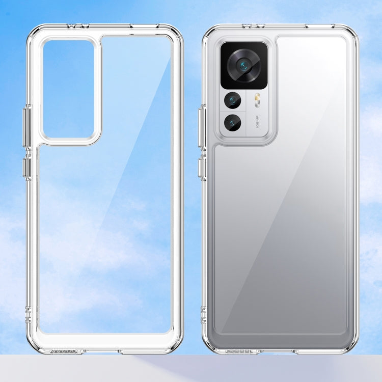 For Xiaomi Redmi K50 Ultra/Xiaomi 12T/Xiaomi 12T Pro Colorful Series Acrylic + TPU Phone Case