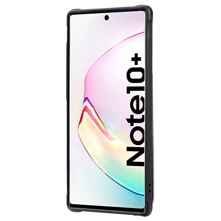 For Galaxy Note 10+ Vertical Flip Shockproof Leather Protective Case with Short Rope, Support Card Slots & Bracket & Photo Holder & Wallet Function