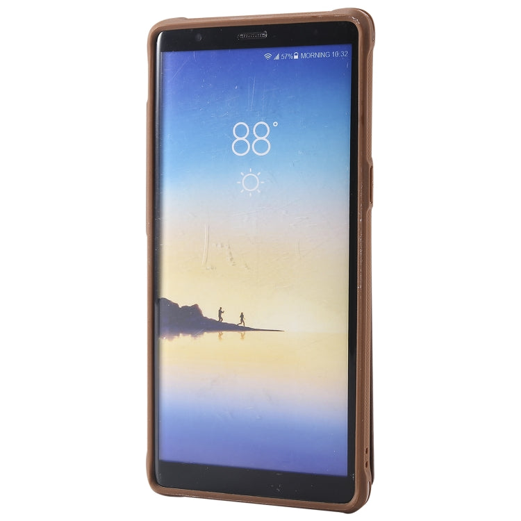For Galaxy Note 8 Vertical Flip Shockproof Leather Protective Case with Short Rope, Support Card Slots & Bracket & Photo Holder & Wallet Function