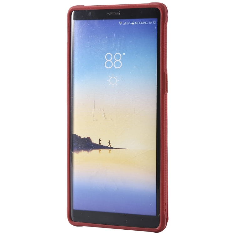 For Galaxy Note 8 Vertical Flip Shockproof Leather Protective Case with Short Rope, Support Card Slots & Bracket & Photo Holder & Wallet Function