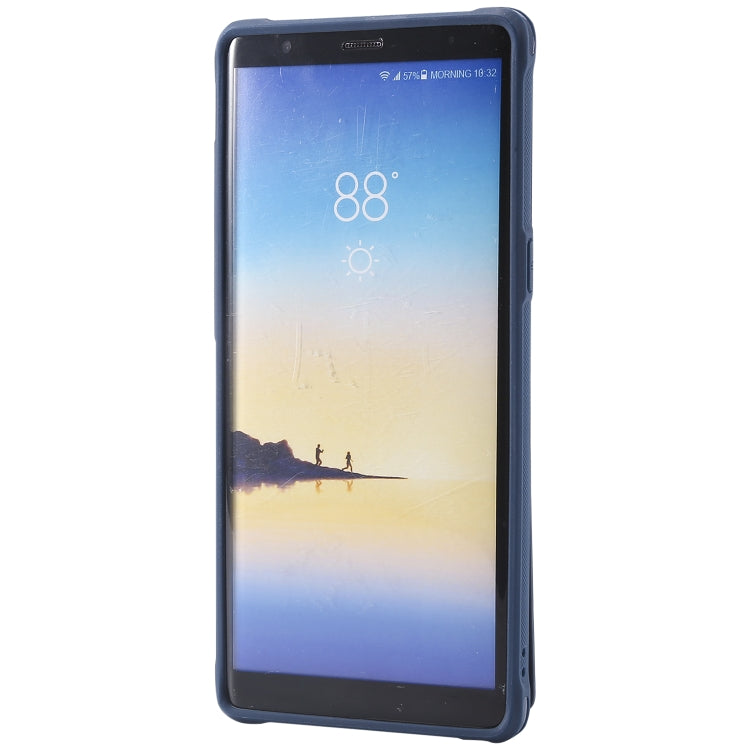 For Galaxy Note 8 Vertical Flip Shockproof Leather Protective Case with Short Rope, Support Card Slots & Bracket & Photo Holder & Wallet Function