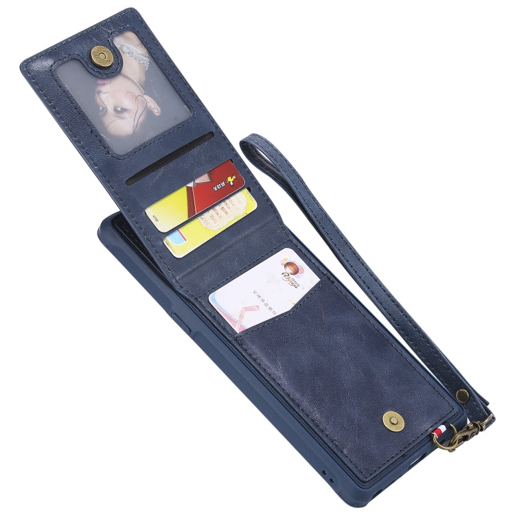 For Galaxy Note 8 Vertical Flip Shockproof Leather Protective Case with Short Rope, Support Card Slots & Bracket & Photo Holder & Wallet Function