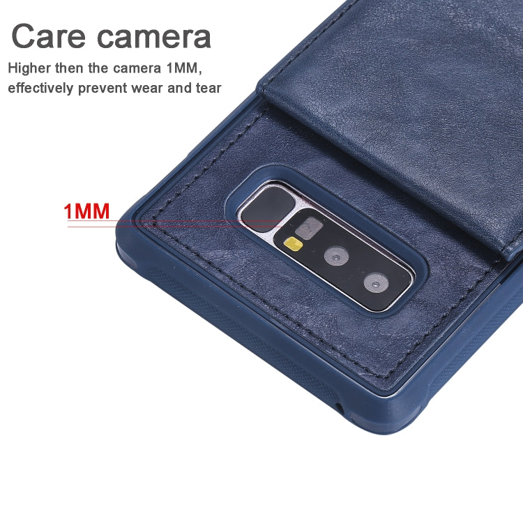 For Galaxy Note 8 Vertical Flip Shockproof Leather Protective Case with Short Rope, Support Card Slots & Bracket & Photo Holder & Wallet Function