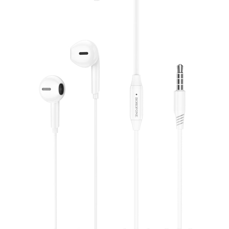 Borofone BM71 1.2m Light Song Universal 3.5mm Wired Earphones with Mic