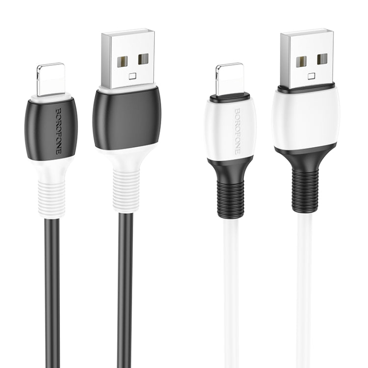 Borofone BX84 1m 2.4A USB to 8 Pin Rise Charging Data Cable
