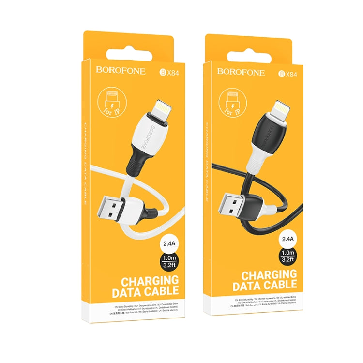 Borofone BX84 1m 2.4A USB to 8 Pin Rise Charging Data Cable