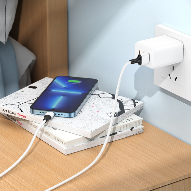 Borofone BX84 1m 2.4A USB to 8 Pin Rise Charging Data Cable
