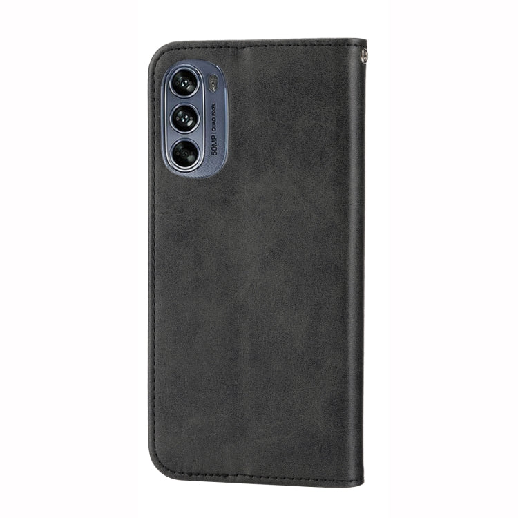 For Motorola Moto G Stylus 5G 2022 Cubic Grid Calf Texture Magnetic Closure Leather Phone Case