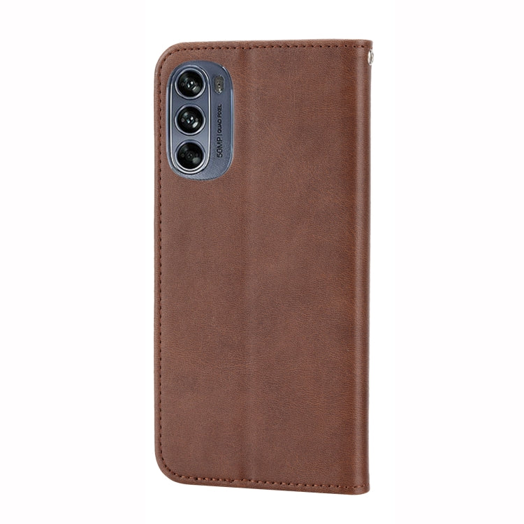 For Motorola Moto G Stylus 5G 2022 Cubic Grid Calf Texture Magnetic Closure Leather Phone Case