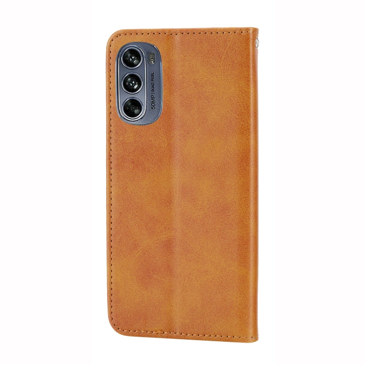 For Motorola Moto G Stylus 5G 2022 Cubic Grid Calf Texture Magnetic Closure Leather Phone Case