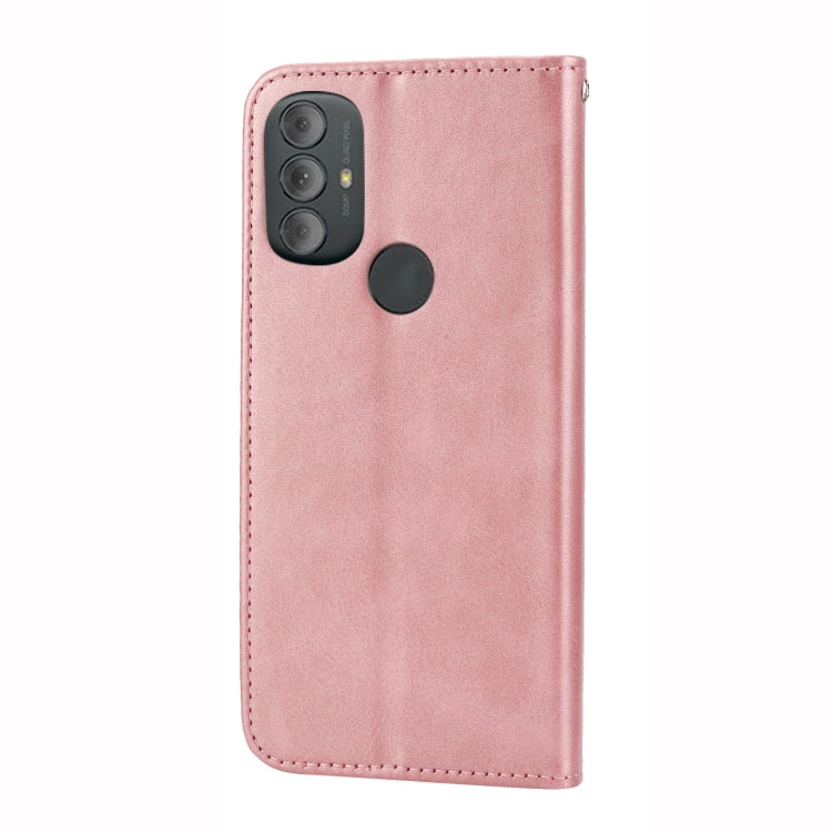 For Motorola Moto G Pure 2021 Cubic Grid Calf Texture Magnetic Closure Leather Phone Case