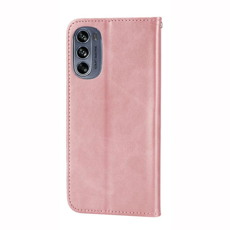 For Motorola Moto G62 Cubic Grid Calf Texture Magnetic Closure Leather Phone Case