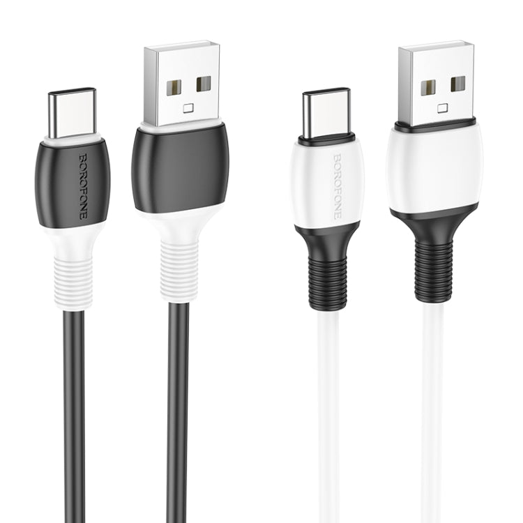 Borofone BX84 1m 3A USB to USB-C / Type-C Rise Charging Data Cable