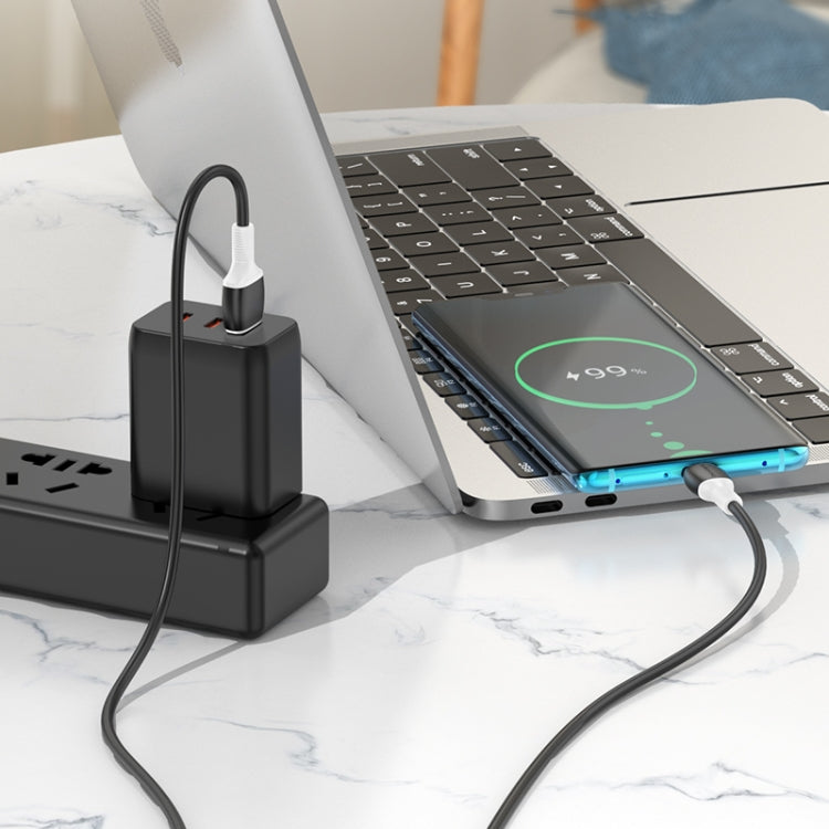 Borofone BX84 1m 3A USB to USB-C / Type-C Rise Charging Data Cable
