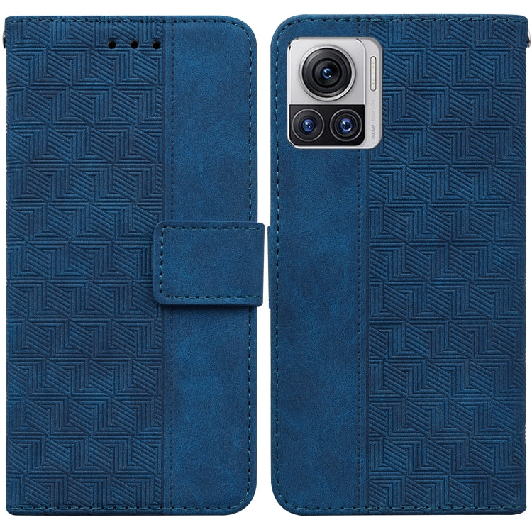 For Motorola Moto X30 Pro 5G / Edge 30 Ultra Geometric Embossed Flip Leather Phone Case
