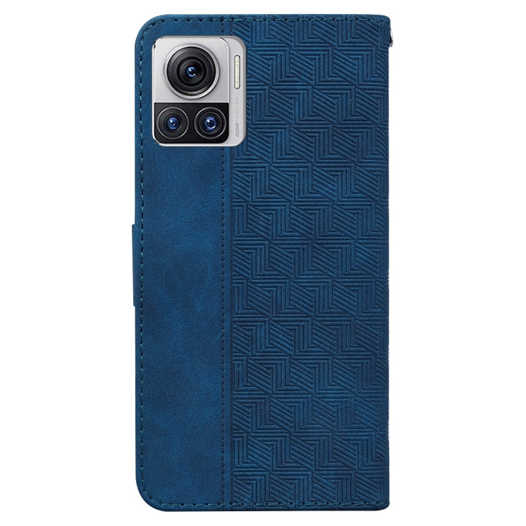 For Motorola Moto X30 Pro 5G / Edge 30 Ultra Geometric Embossed Flip Leather Phone Case
