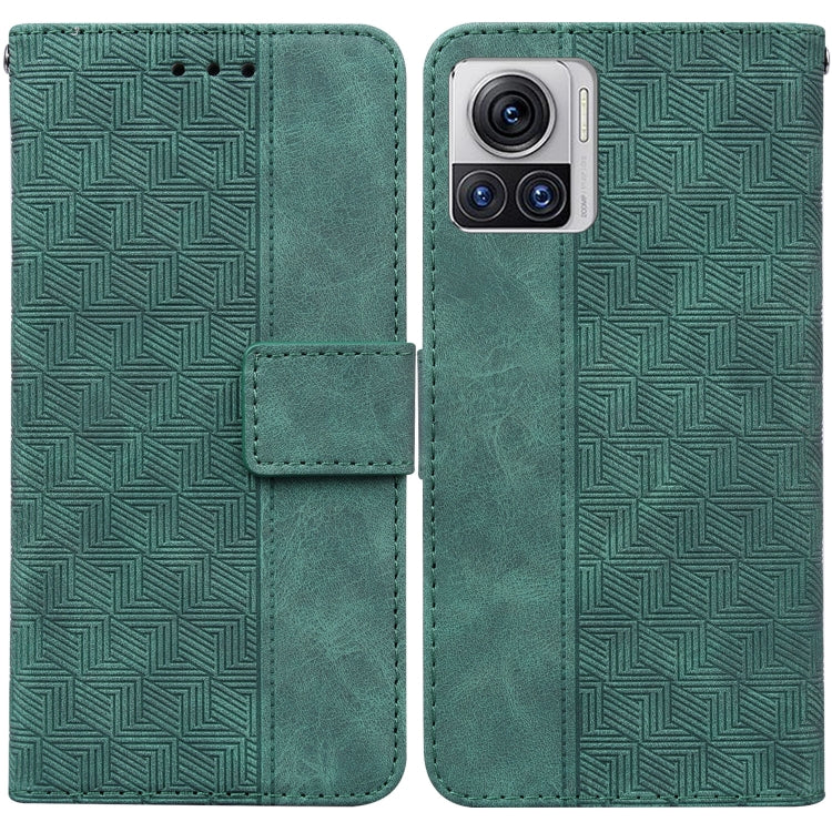 For Motorola Moto X30 Pro 5G / Edge 30 Ultra Geometric Embossed Flip Leather Phone Case