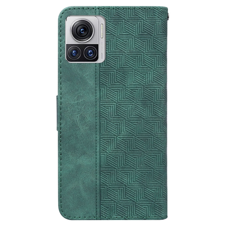 For Motorola Moto X30 Pro 5G / Edge 30 Ultra Geometric Embossed Flip Leather Phone Case