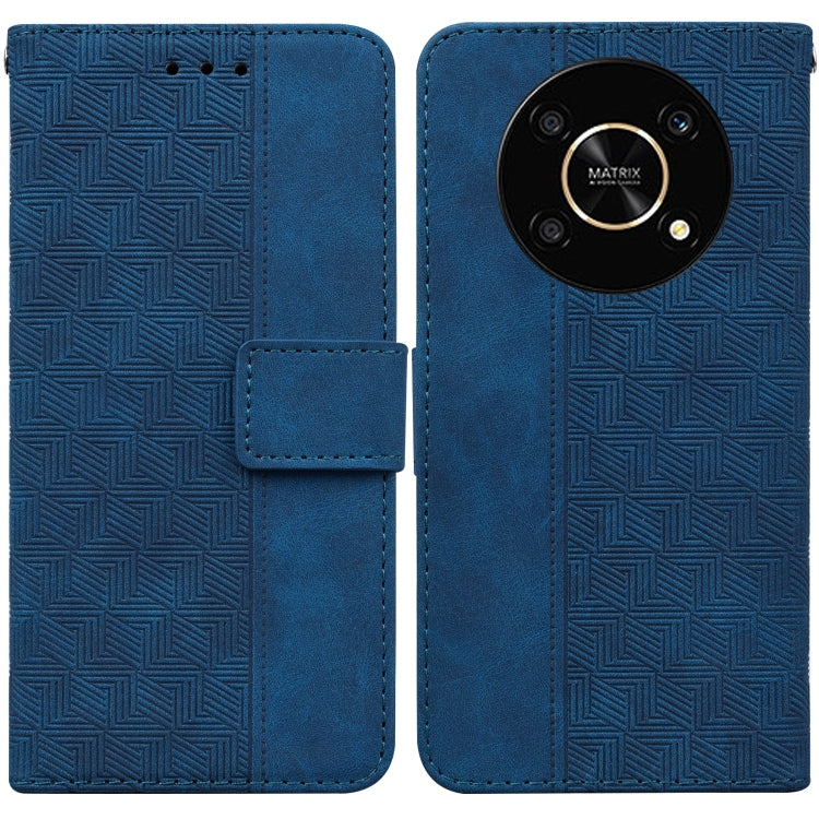 For Honor X9 / X9 5G Geometric Embossed Flip Leather Phone Case