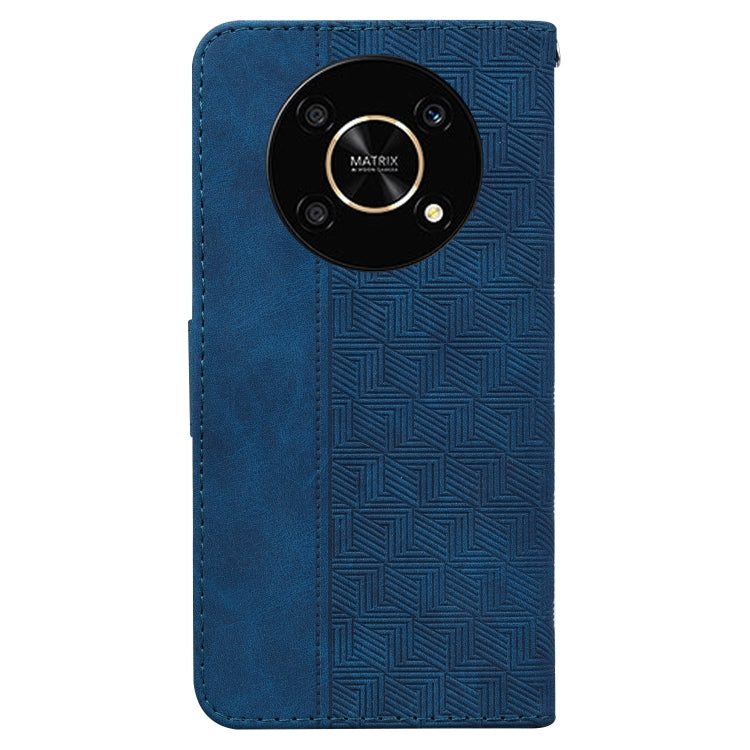 For Honor X9 / X9 5G Geometric Embossed Flip Leather Phone Case