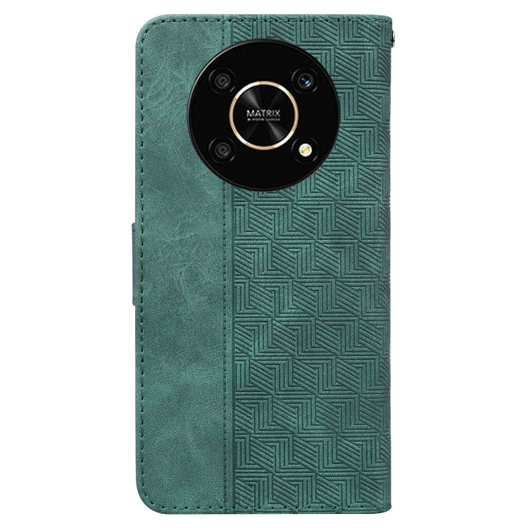 For Honor X9 / X9 5G Geometric Embossed Flip Leather Phone Case