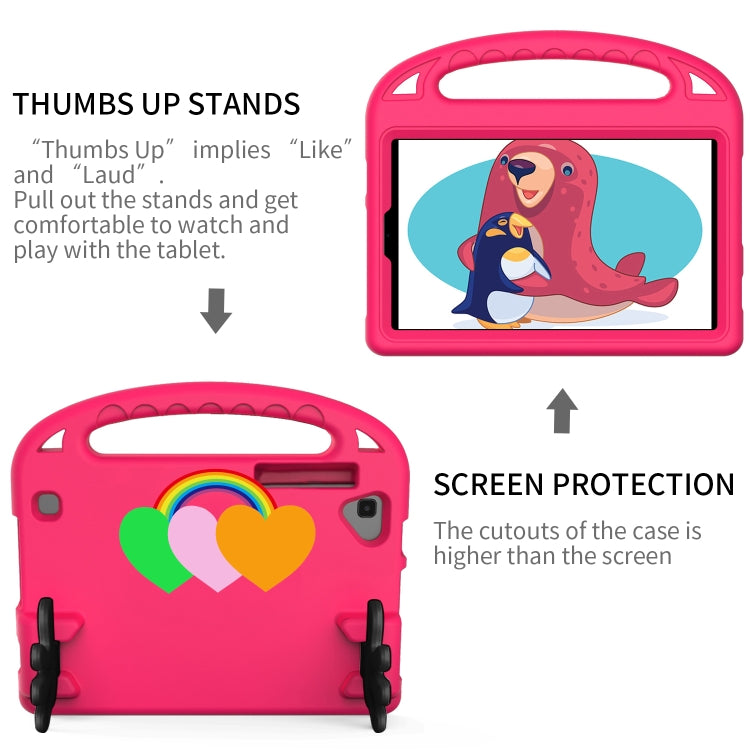 For Samsung Galaxy Tab A 8.4 2020 Love Small Palm Holder EVA Tablet Case