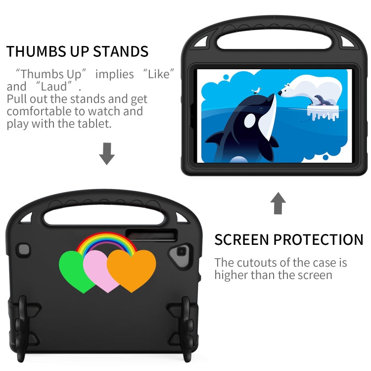 For Lenovo Tab M8 Love Small Palm Holder EVA Tablet Case
